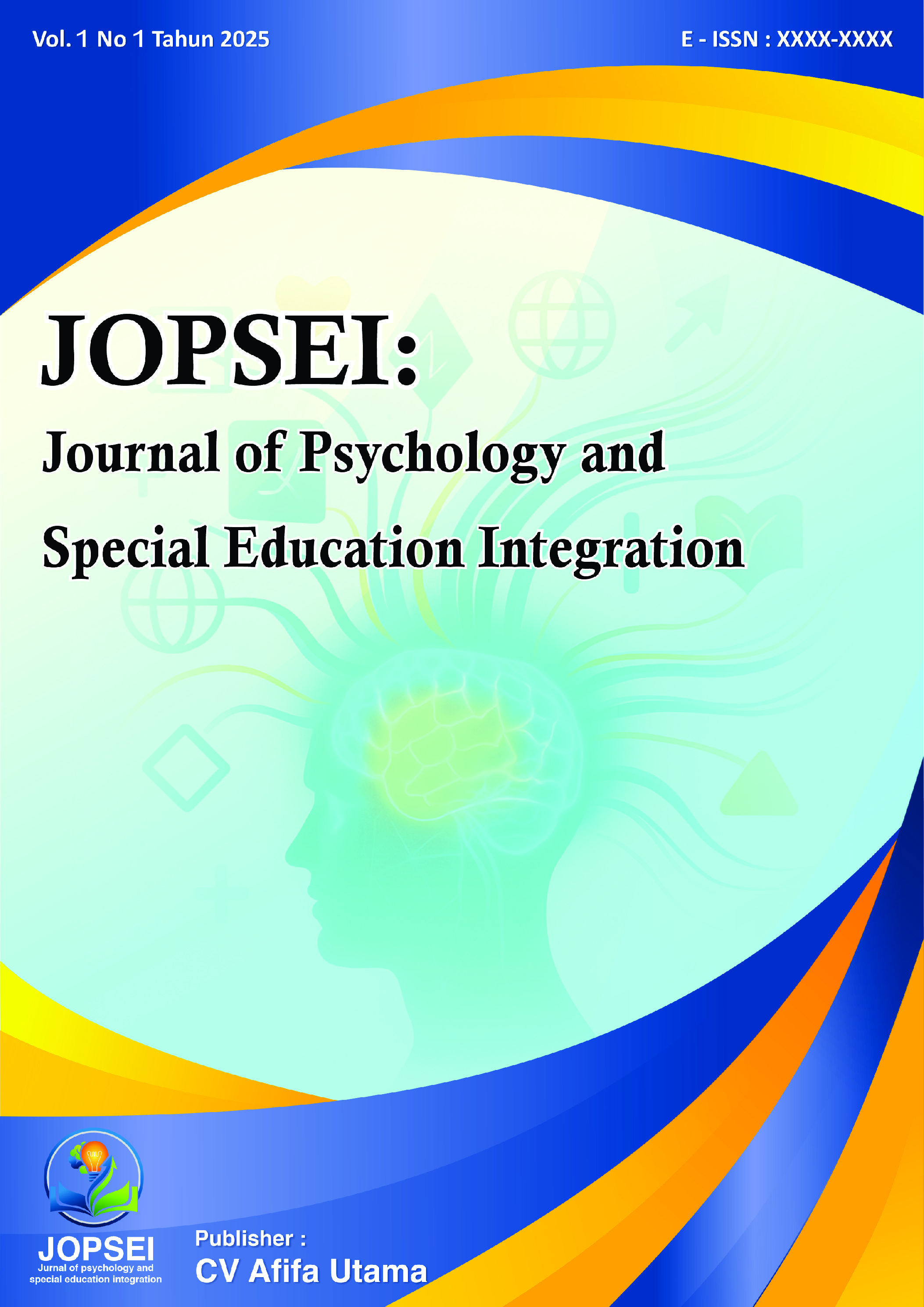					View Vol. 1 No. 1 (2025): JOPSEI: Journal of Psychology and Special Education Integration
				